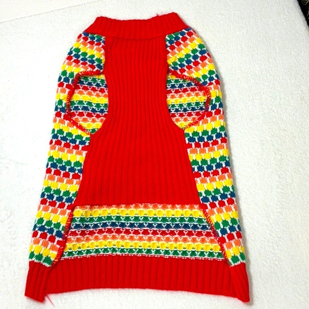 Colorful Striped Knit Sweater - Picture 5 of 9